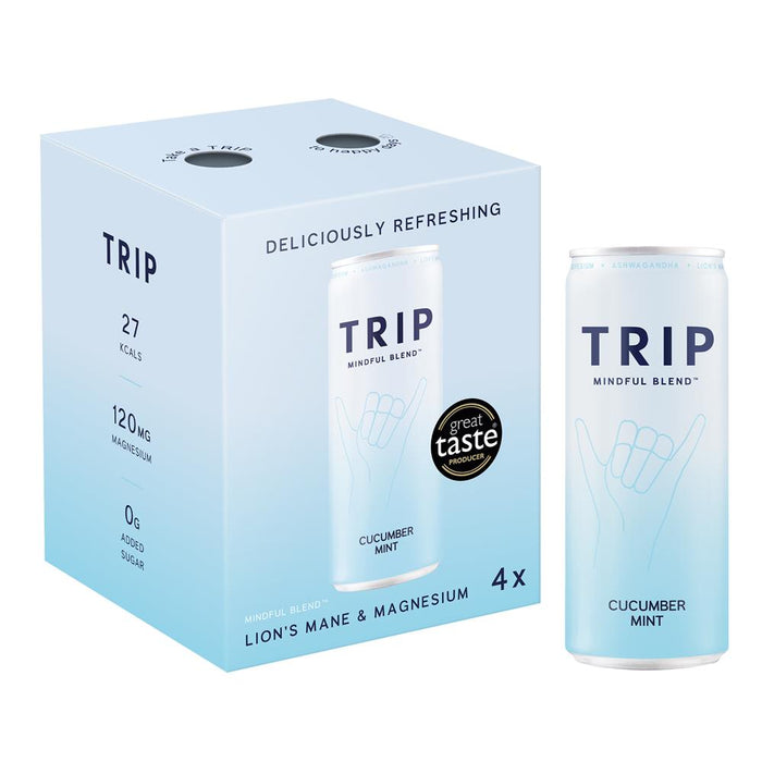 Trip Cucmber Mint Magnesium Multi Pack 4 x 250ml