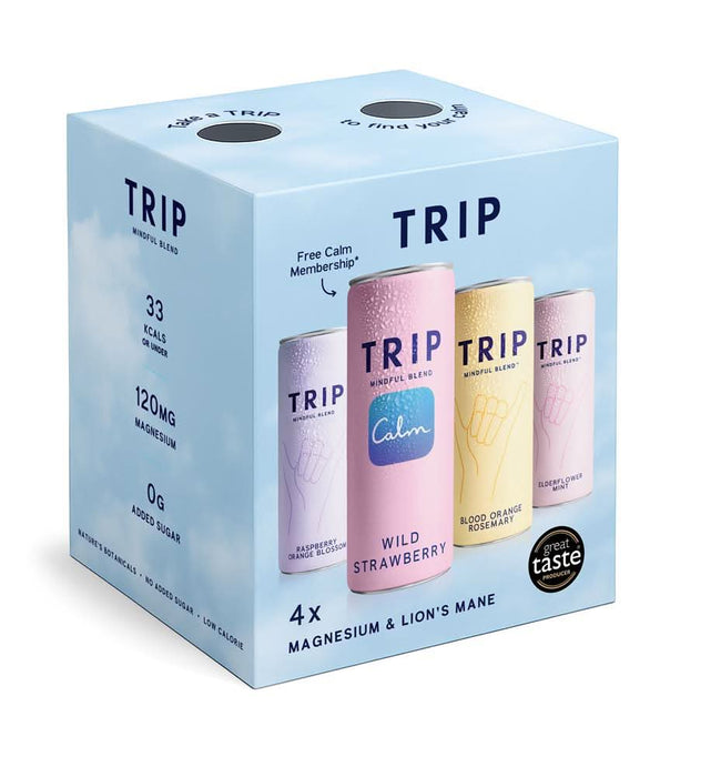 Trip Drink Ltd Mindful Blends Mix Multi 4 x 330ml