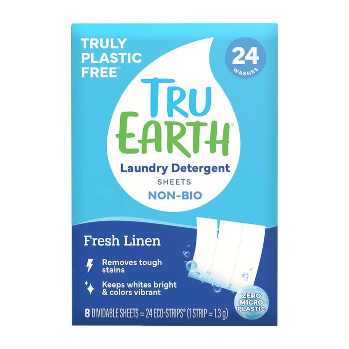 Tru Earth Laundry Strips Fresh Linen 24 Strips