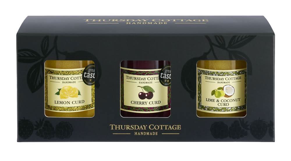 Thursday Cottage Deluxe Curd Trio Gift Set 336g