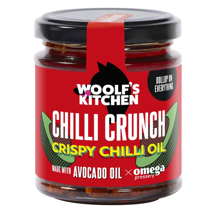 The Woolfs Kitchen Chilli Crunch Avocado Oil 175g