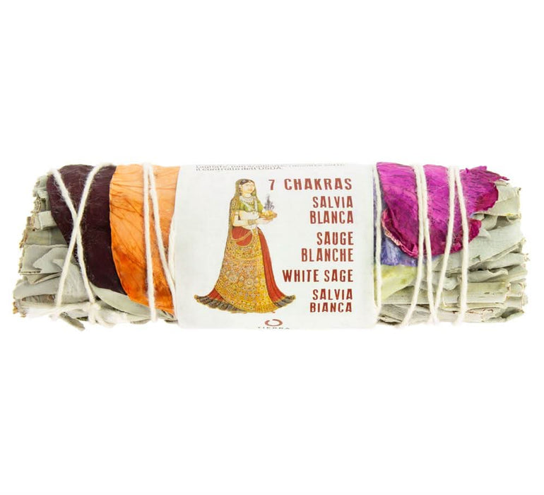 Tierra Zen 7 Chakras White Sage Bundle