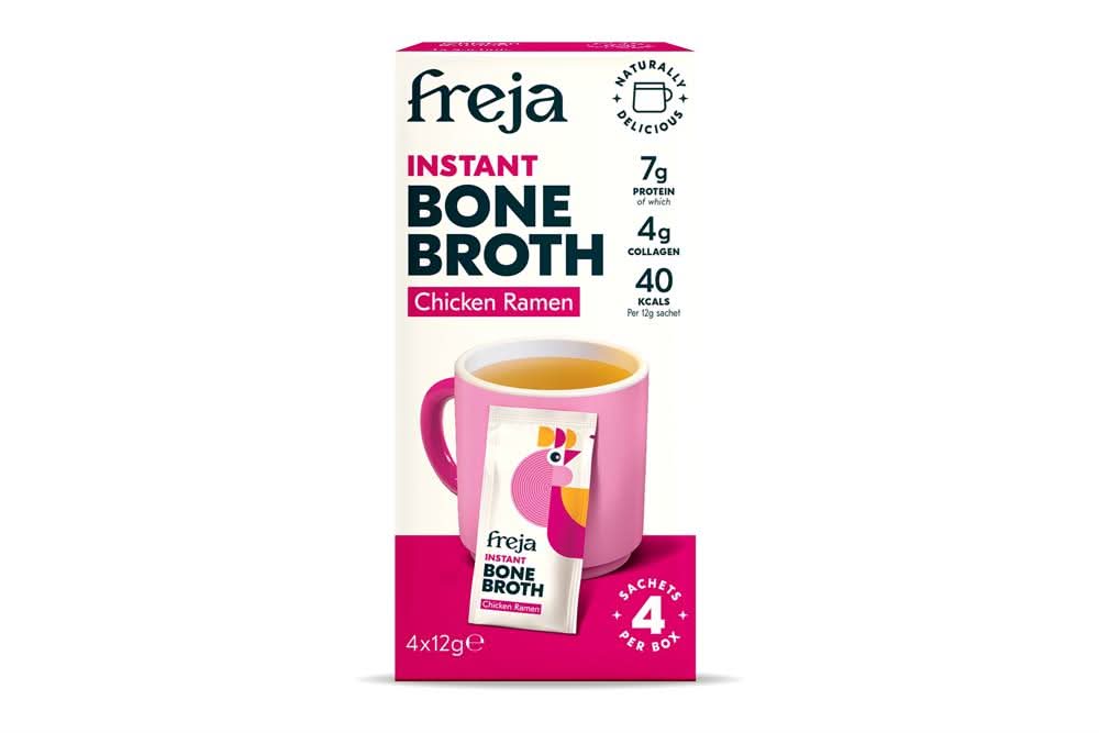 Freja Instant Chicken Bone Broth Ramen 4 x 12g Sachets