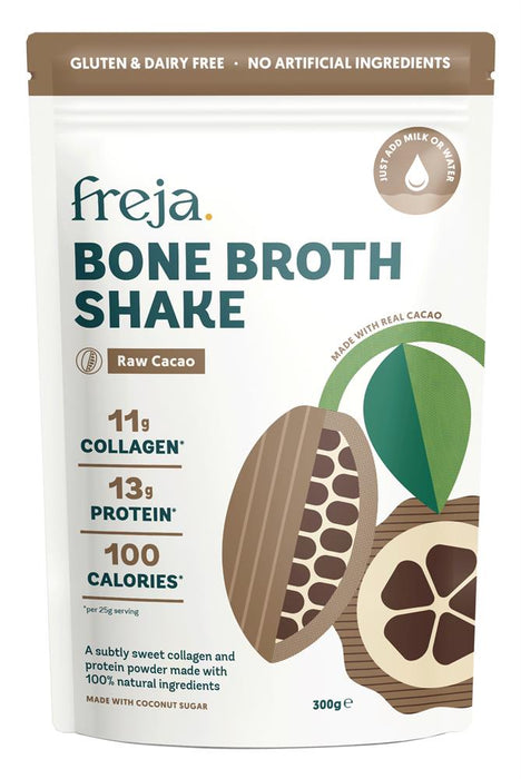 Freja Bone Broth Shake Cacao 300g