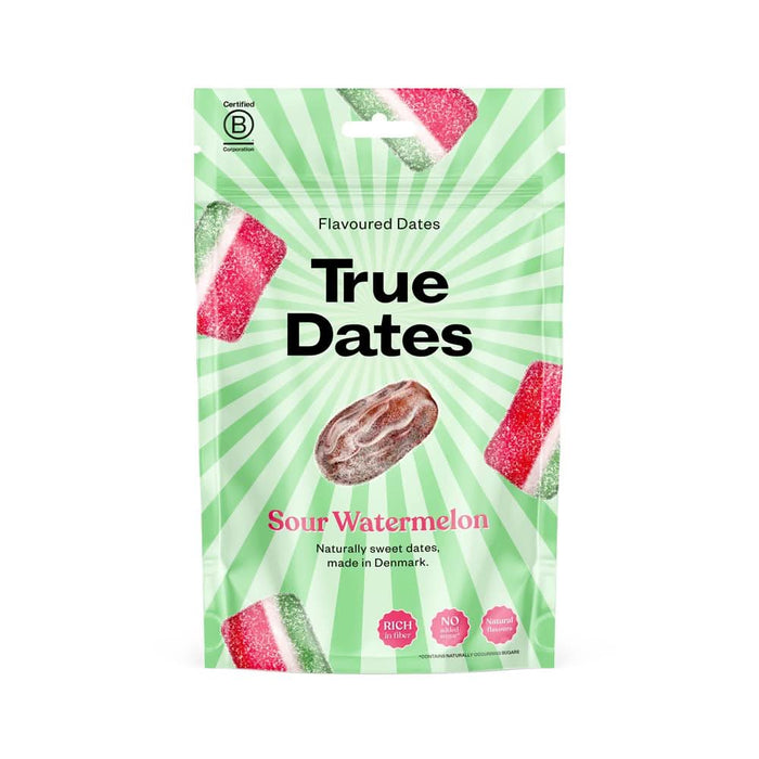 True Gum Dates Sour Watermelon 100g