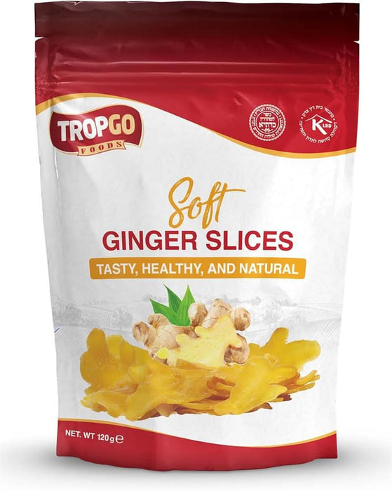 Tropgo Foods Soft Ginger Slices 120g
