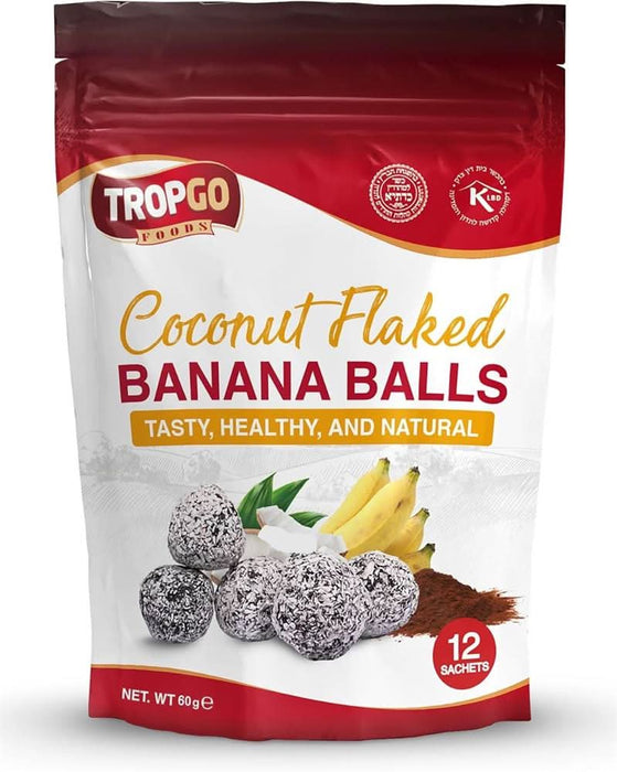 Tropgo Foods Banana Balls with Coconut Flak 60g
