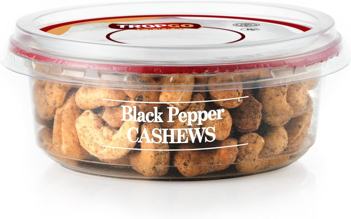 Tropgo Foods Black Pepper Cashews 180g