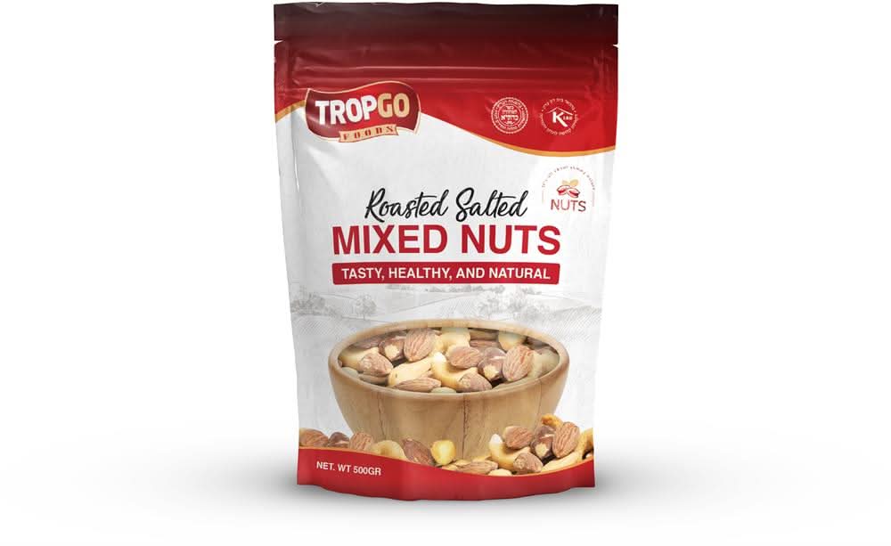 Tropgo Foods Roasted Salted Mix Nuts 500g
