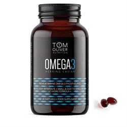 Tom Oliver Nutrition Herring Caviar Oil 60 softgels