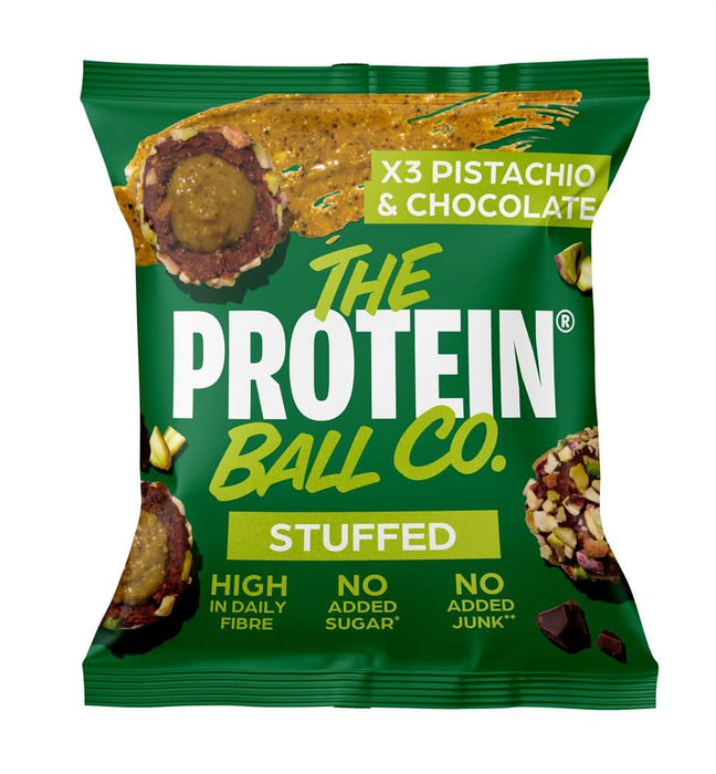 The Protein Ball Co PISTACHIO & CHOCOLATE-STUFFED 36g
