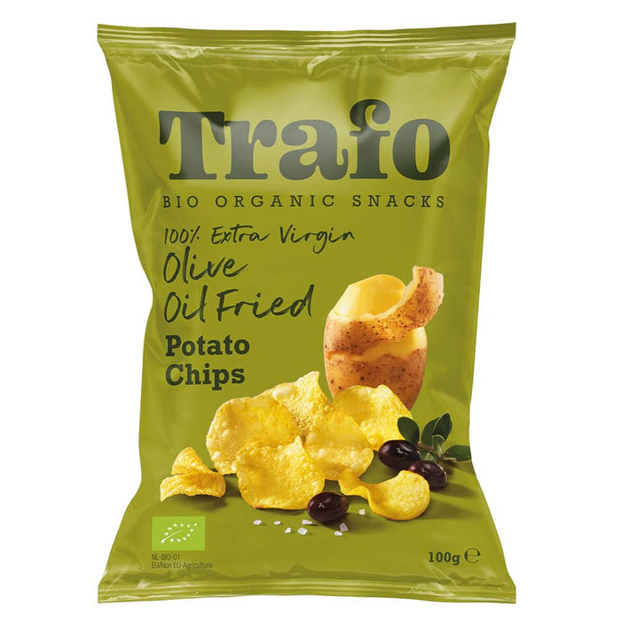 Trafo Chips Fried in Olive Oil 100g
