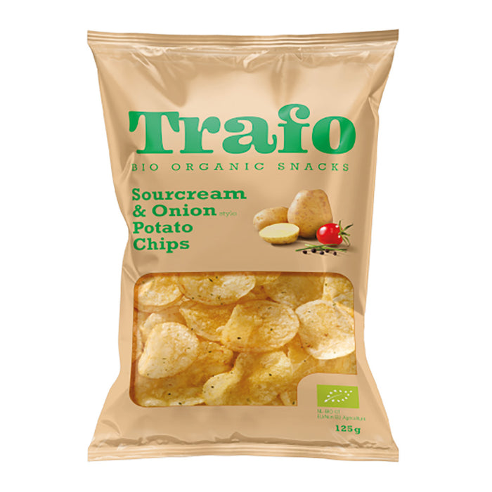 Trafo Sourcream & Onion Crisps 125g