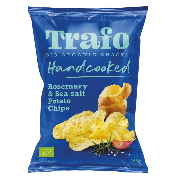 Trafo Organic Rosemary & Salt Crisps 125g