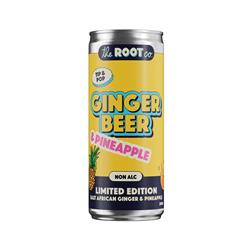 The Root Co Pineapple Ginger Beer 230ml