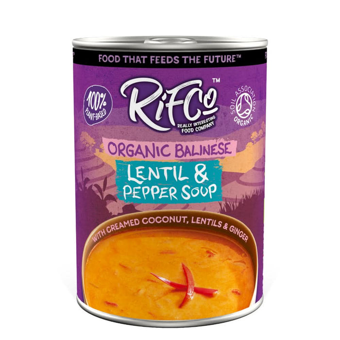 The Really Interesting Food Co Organic Balinese Lentil RP Sou 400g