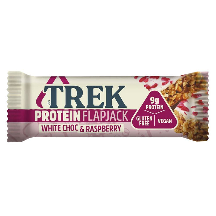 Trek WhiteChoc & Raspberry Flapjack 50g