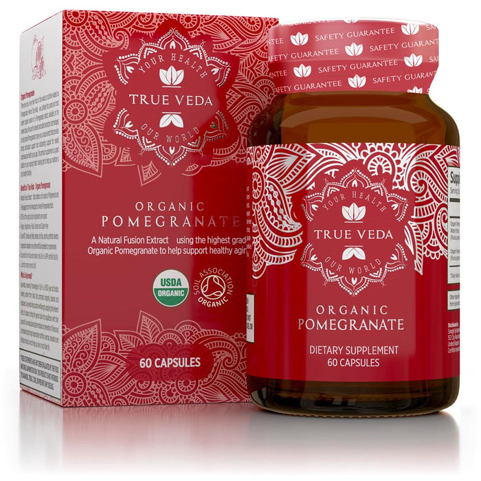 True Veda Organic Pomegranate 60 capsules