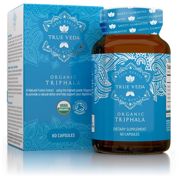 True Veda Organic Triphala 60 capsules