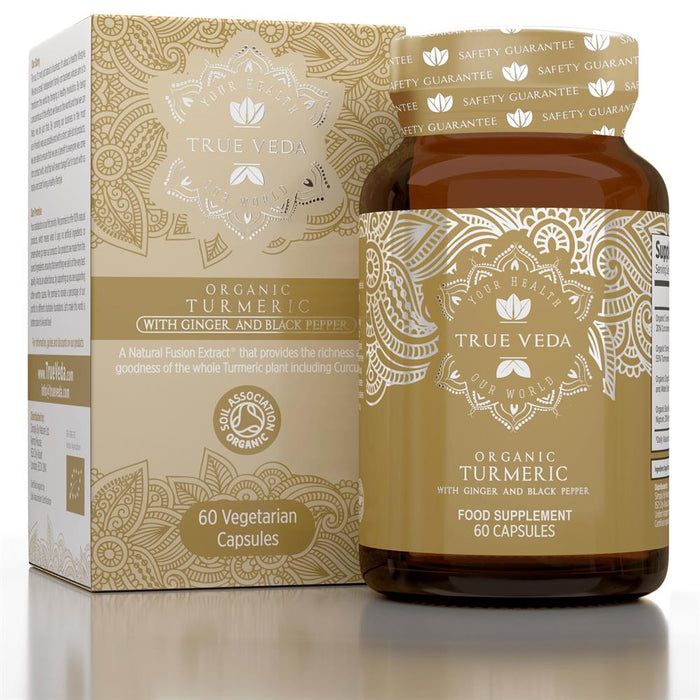 True Veda Organic Turmeric 60 capsules