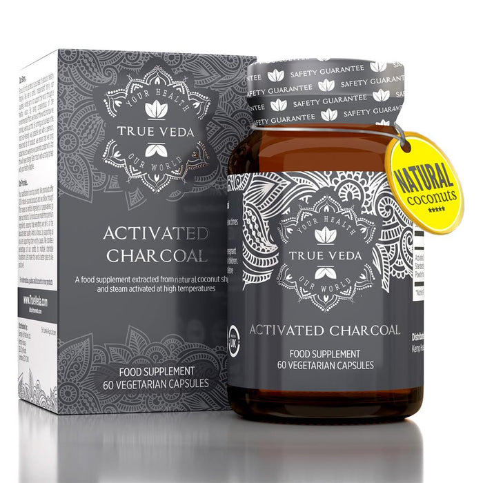 True Veda Activated Charcoal 60 capsules