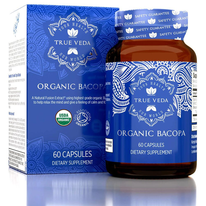 True Veda Organic Bacopa 60 capsules