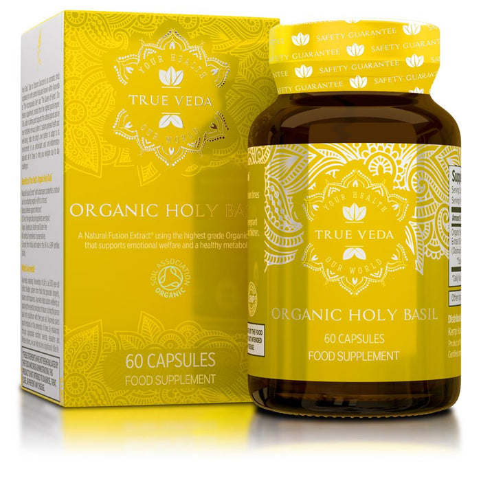 True Veda Organic Holy Basil 60 capsules