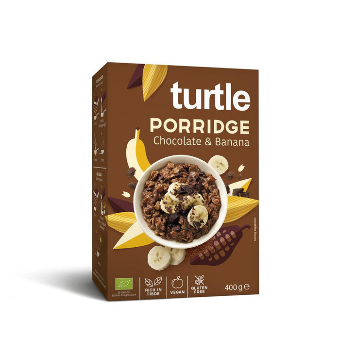 Turtle Organic & Gluten Free Porridge Choco & Banana 400g