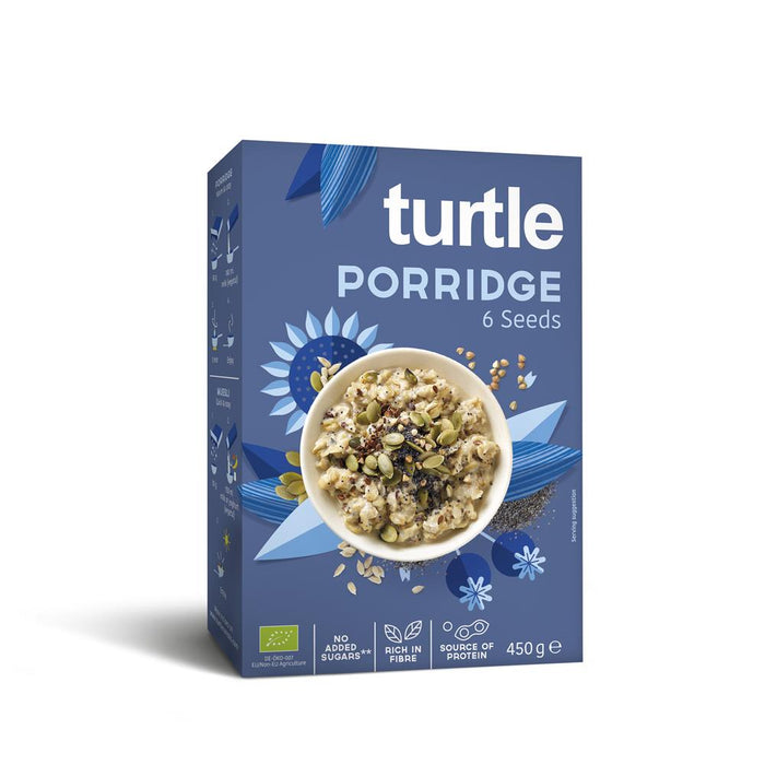 Turtle Organic Porridge 6 Seeds 450g