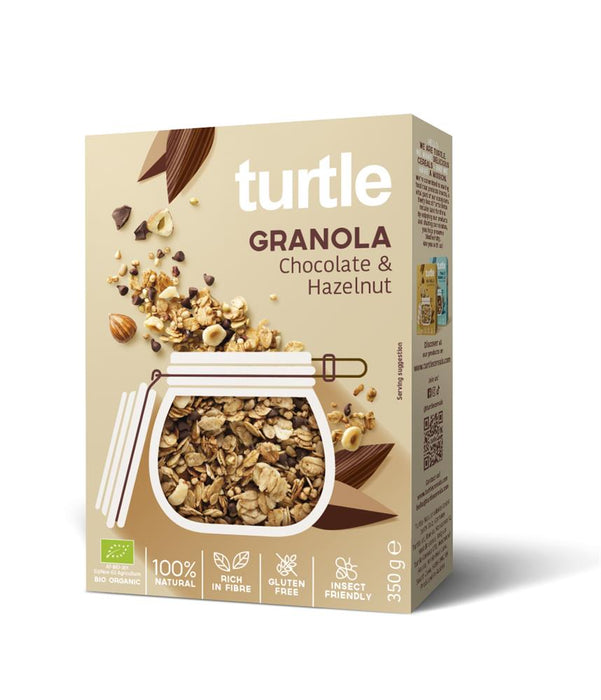 Turtle Organic Granola Chocolate & Hazelnut 350g
