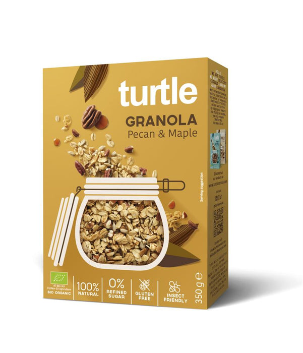 Turtle Organic Granola Pecan & Maple 350g