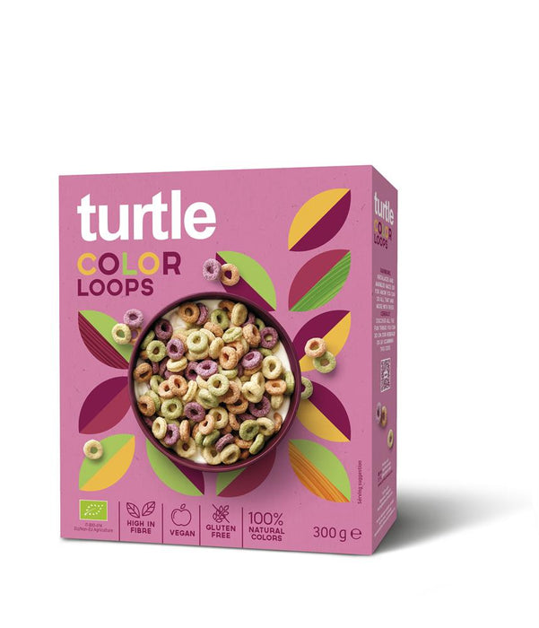 Turtle Organic & Gluten Free Colour Loops 300g