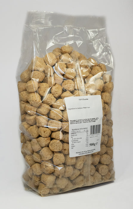 Seaford Wholefoods Soya Plain Soya Chunks 500g