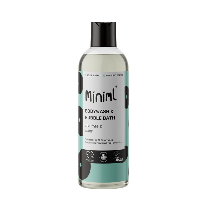 Miniml Bodywash & Bubble Tea Tree 500ml