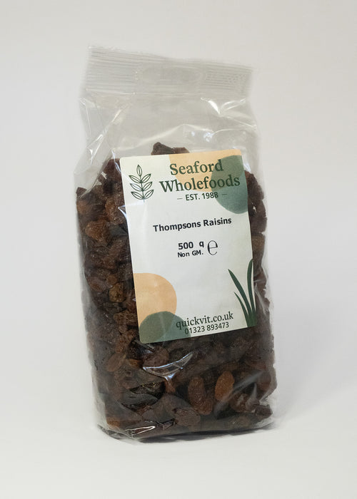 Seaford Wholefoods Thompsons Seedless Raisins 500g