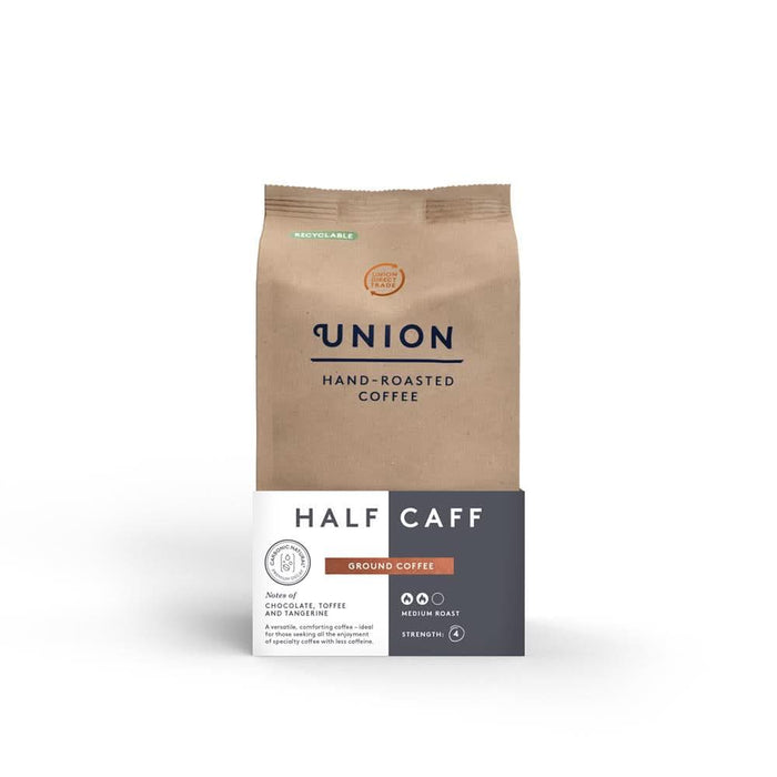 Union Roasted Coffee Half Caff Blend Ground 200g