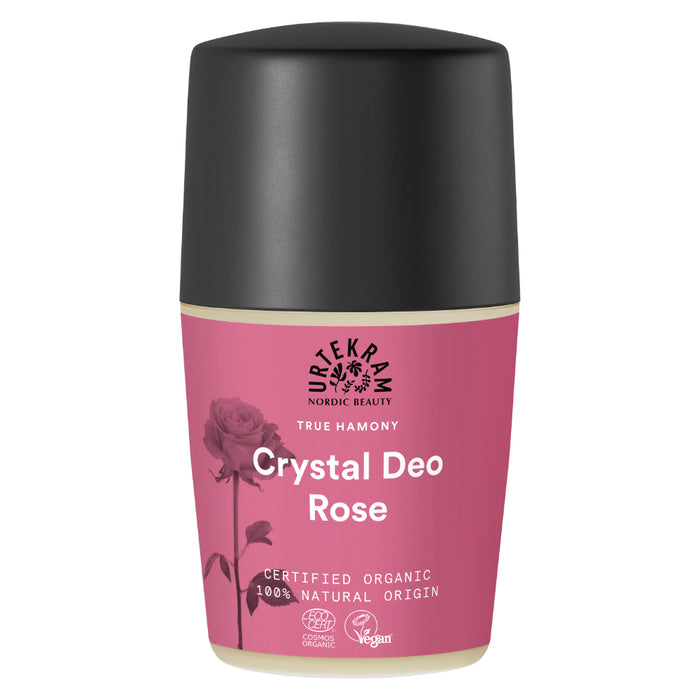 Urtekram Rose Crystal Deodorant Roll 50ml