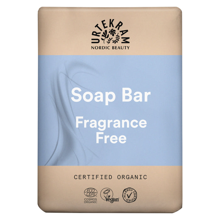 Urtekram Fragrance Free Bar Soap 100g