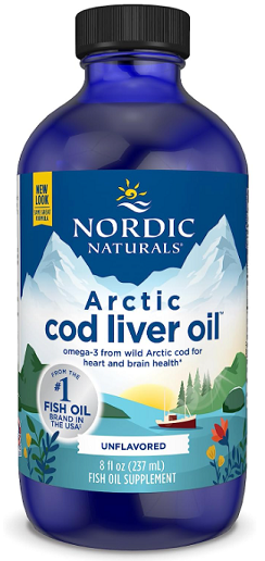 Nordic Naturals Arctic Cod Liver Oil Unflavoured 237ml