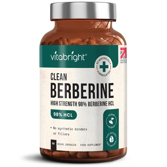 Vitabright High Strength 98% Berberine 90 Capsules