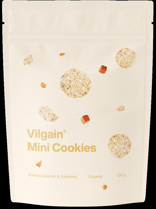 Vilgain Organic Mini Cookies Caramel 100g