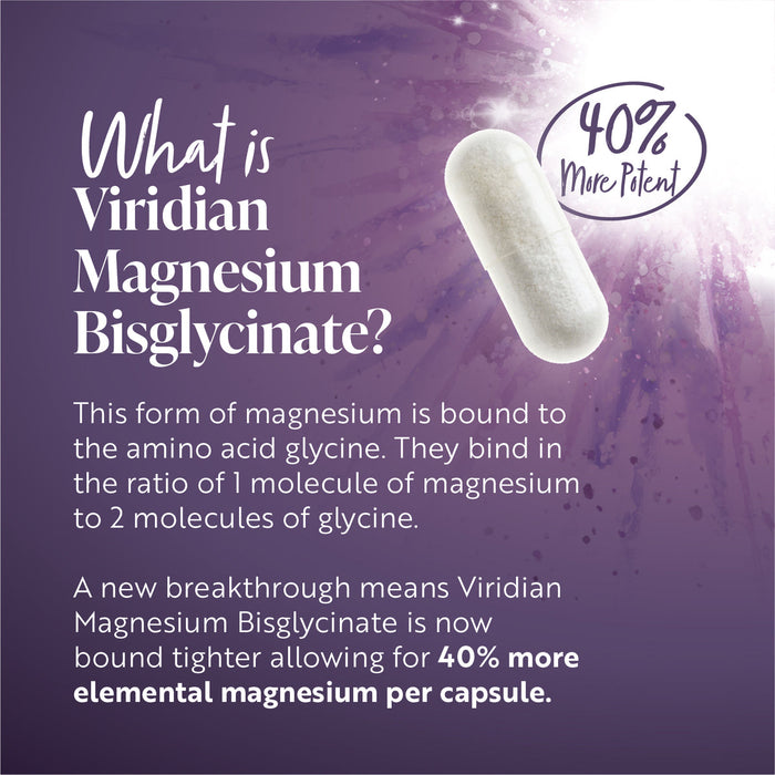 Viridian Magnesium Bisglycinate High Potency 180 Capsules