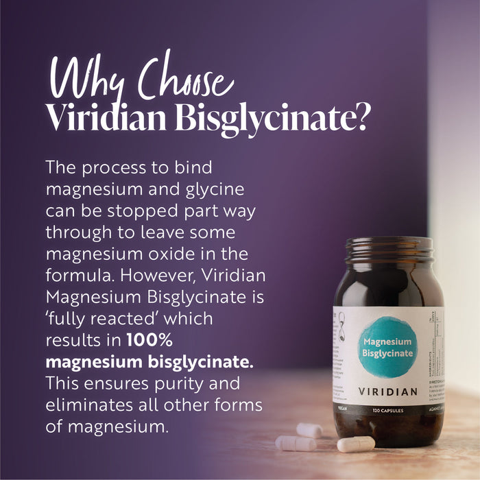 Viridian Magnesium Bisglycinate High Potency 180 Capsules