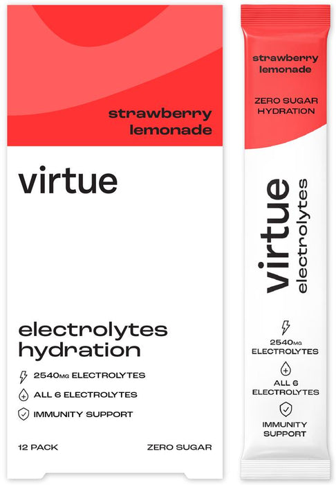 Virtue Electrolytes Strawberry 12 x 5g Sachets