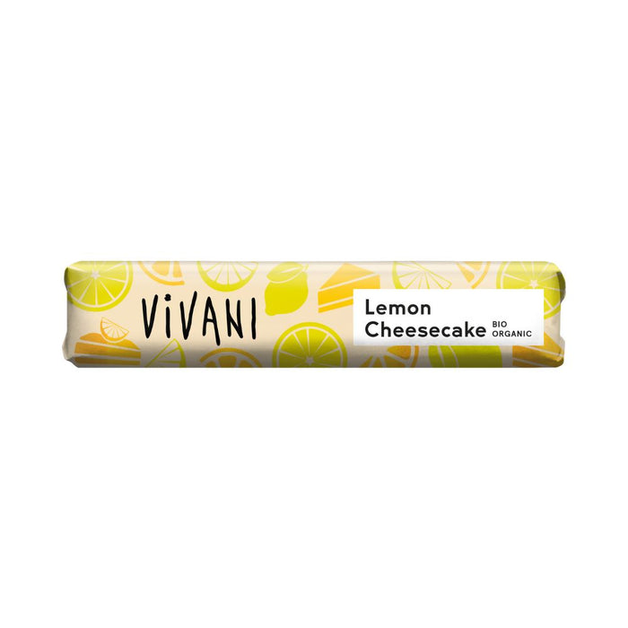 Vivani Organic Lemon Cheesecake Milk Chocolate Bar 40g