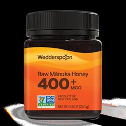 Wedderspoon MGO 400 Raw Manuka Honey 250g