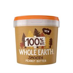 Whole Earth 100% Nuts Smooth Peanut Butter 1kg