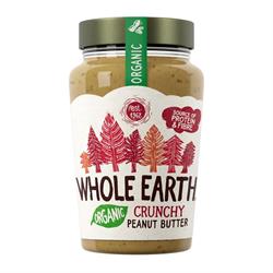 Whole Earth Organic Crunchy Peanut Butter 340g