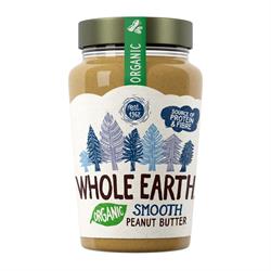 Whole Earth Organic Smooth Peanut Butter 340g
