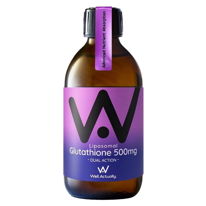 Well Actually Glutathione 500mg Liposomal 250ml Blueberry